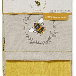 Bumble Bee pack of 3 Tea Towels Cooksmart