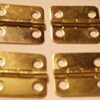 4 PACK SMALL GOLD FINISH HINGES