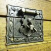 DETAILED ANTIQUE STYLE LOCK LATCH CLASP