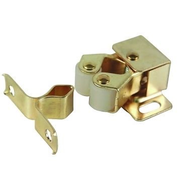 BRASS FINISH DOUBLE ROLLER CATCH