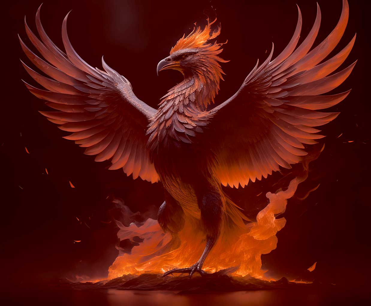 Mystical Wolf LED Box Frames