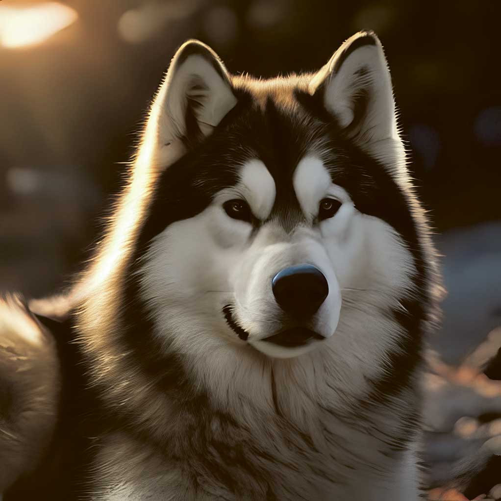 Alaskan Malamute LED Box Frames