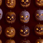 Halloween LED Box Frame 02 – Haunted Jack-O’-Lantern Wall