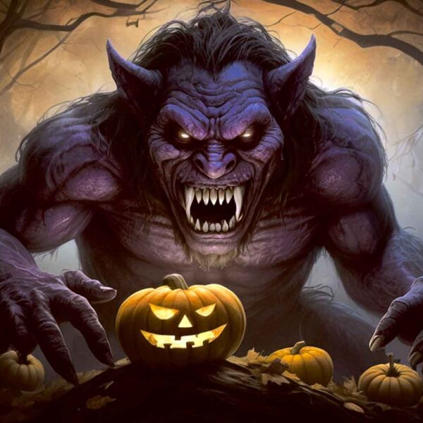 Magical Demon Elf Monster - LED Box Frame Image 25