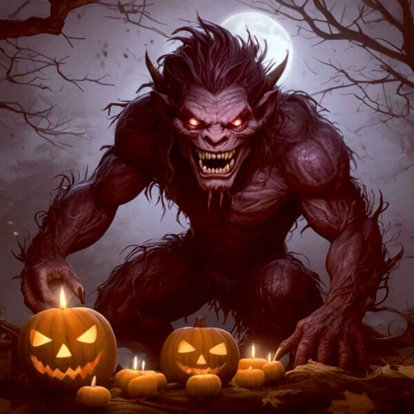 Magical Elf Demon  Monster - LED Box Frame Image 26