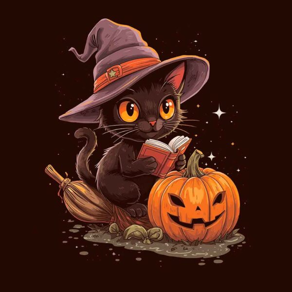 Halloween Cat -01 Pumpkin