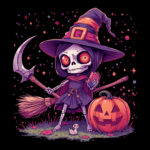 Halloween Skeleton -01 Pumpkin